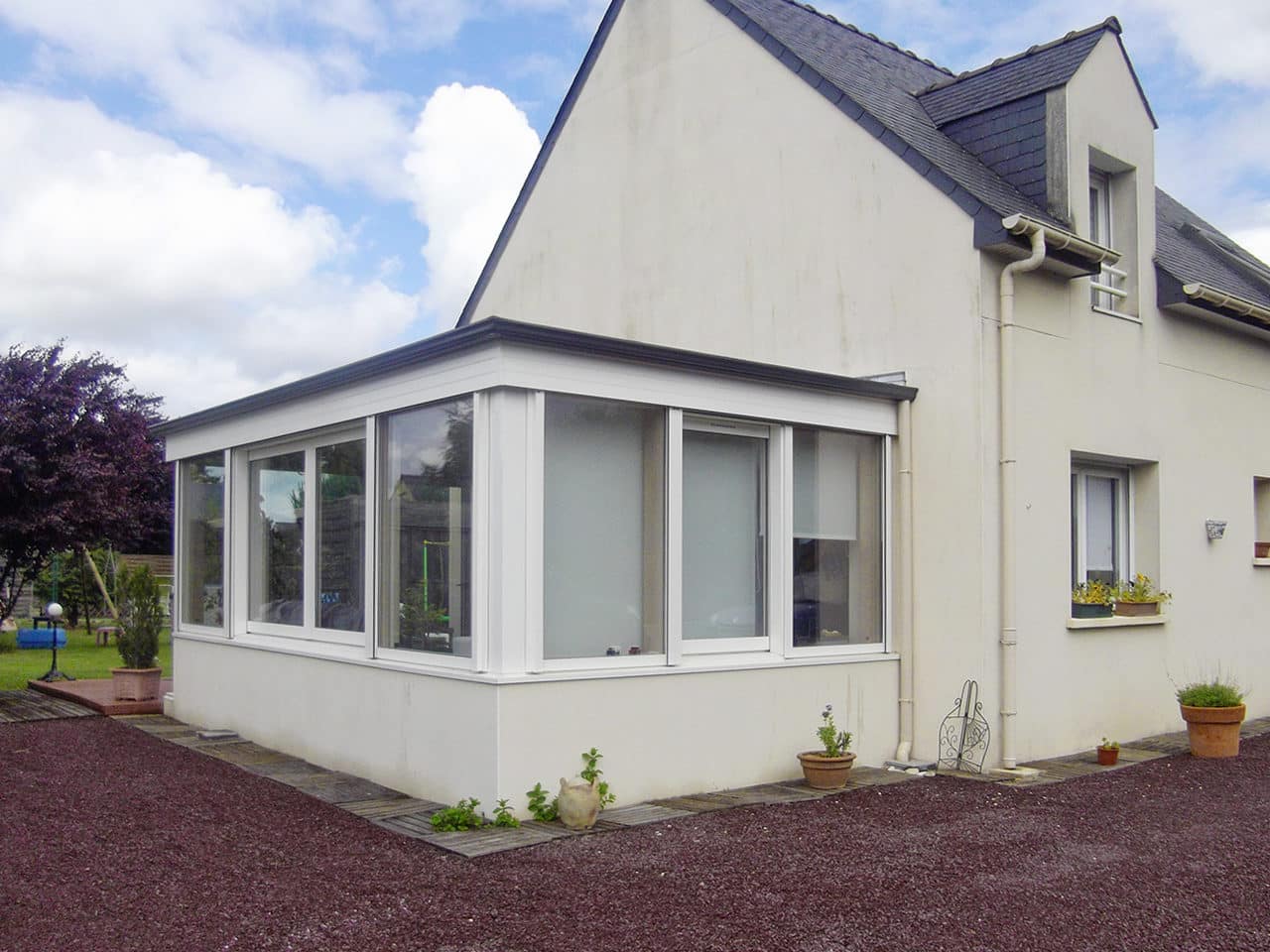 Extension en toiture terrasse