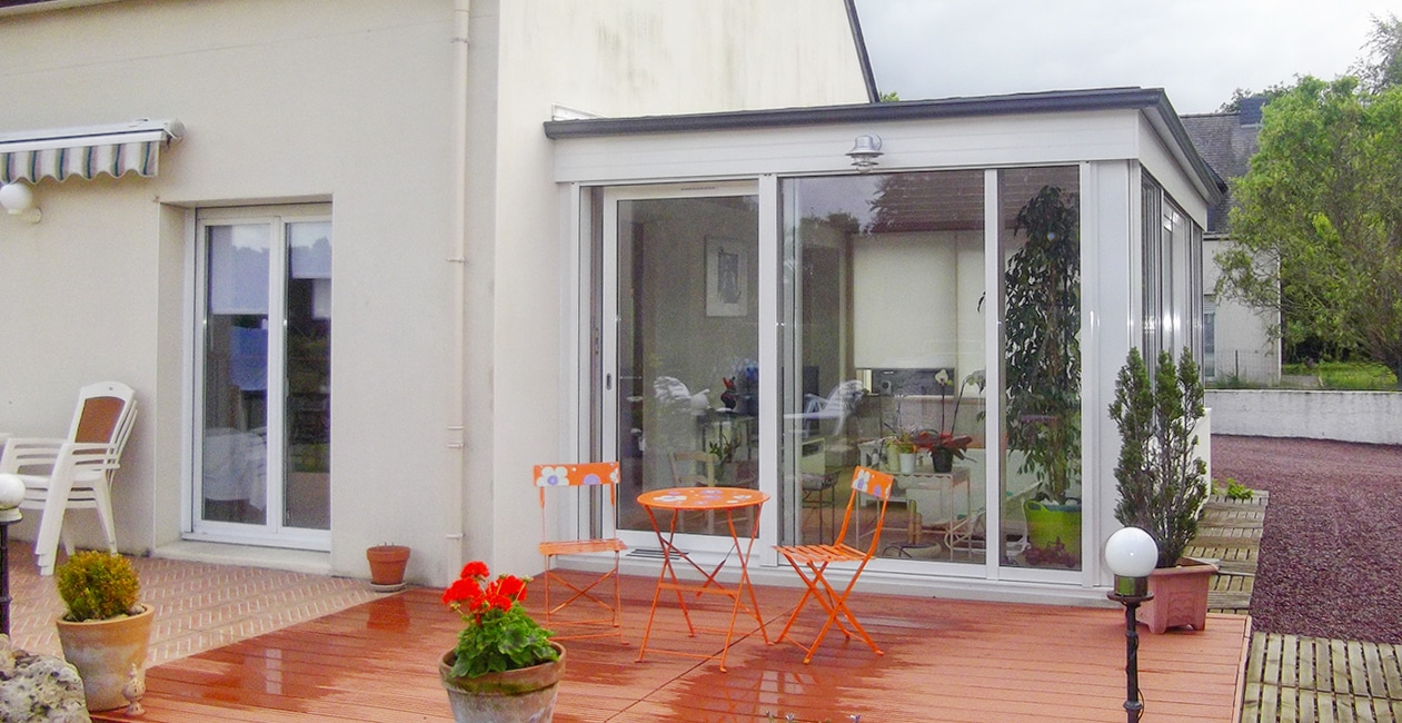 Extension en toiture terrasse