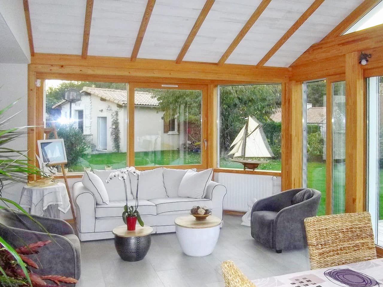 Extension avec triangle vitré