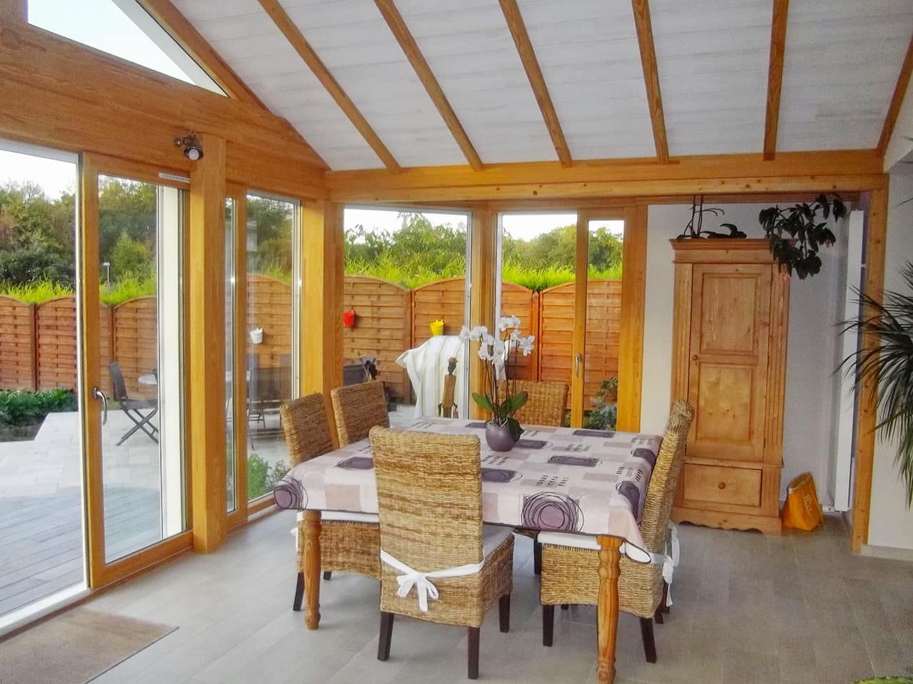 Extension avec triangle vitré