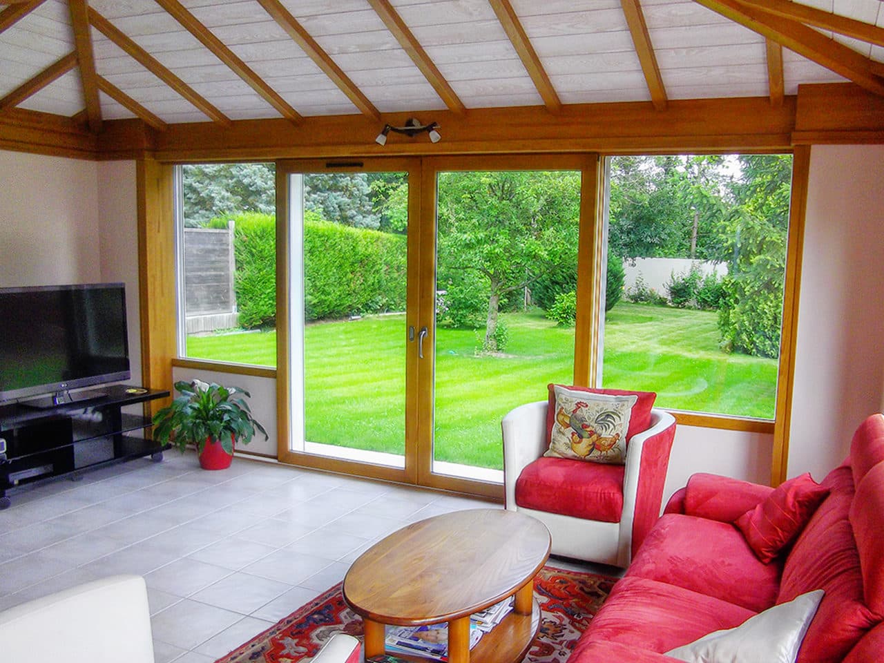 extension aux parois vitrées
