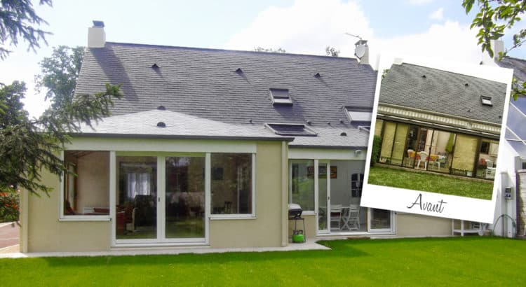 extension aux parois vitrées