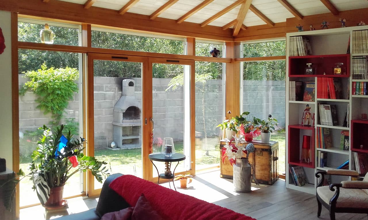 extension en ossature bois