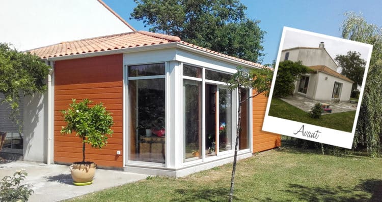 extension en ossature bois