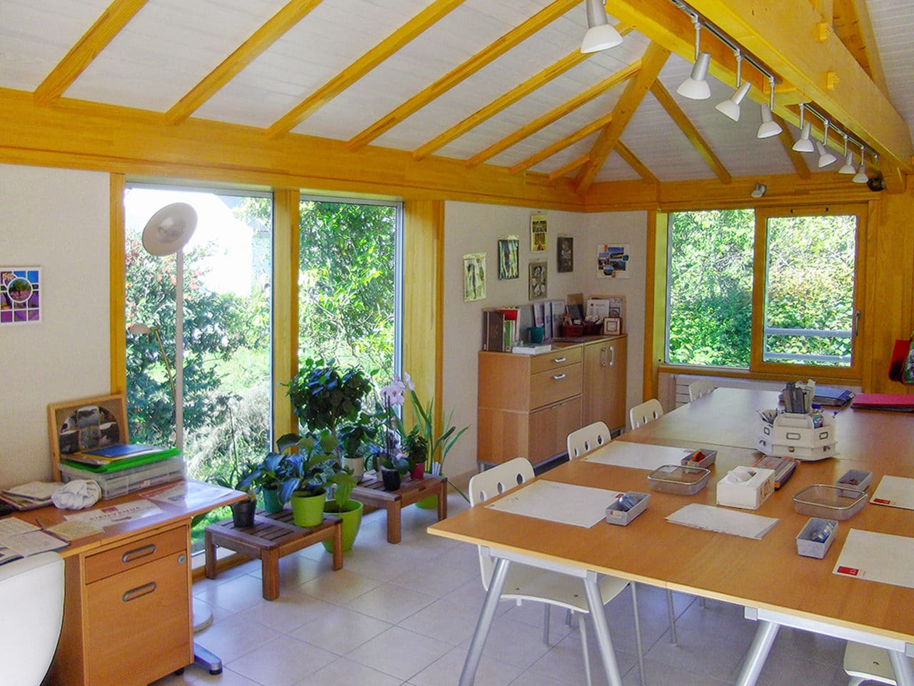Aménagement atelier de peinture