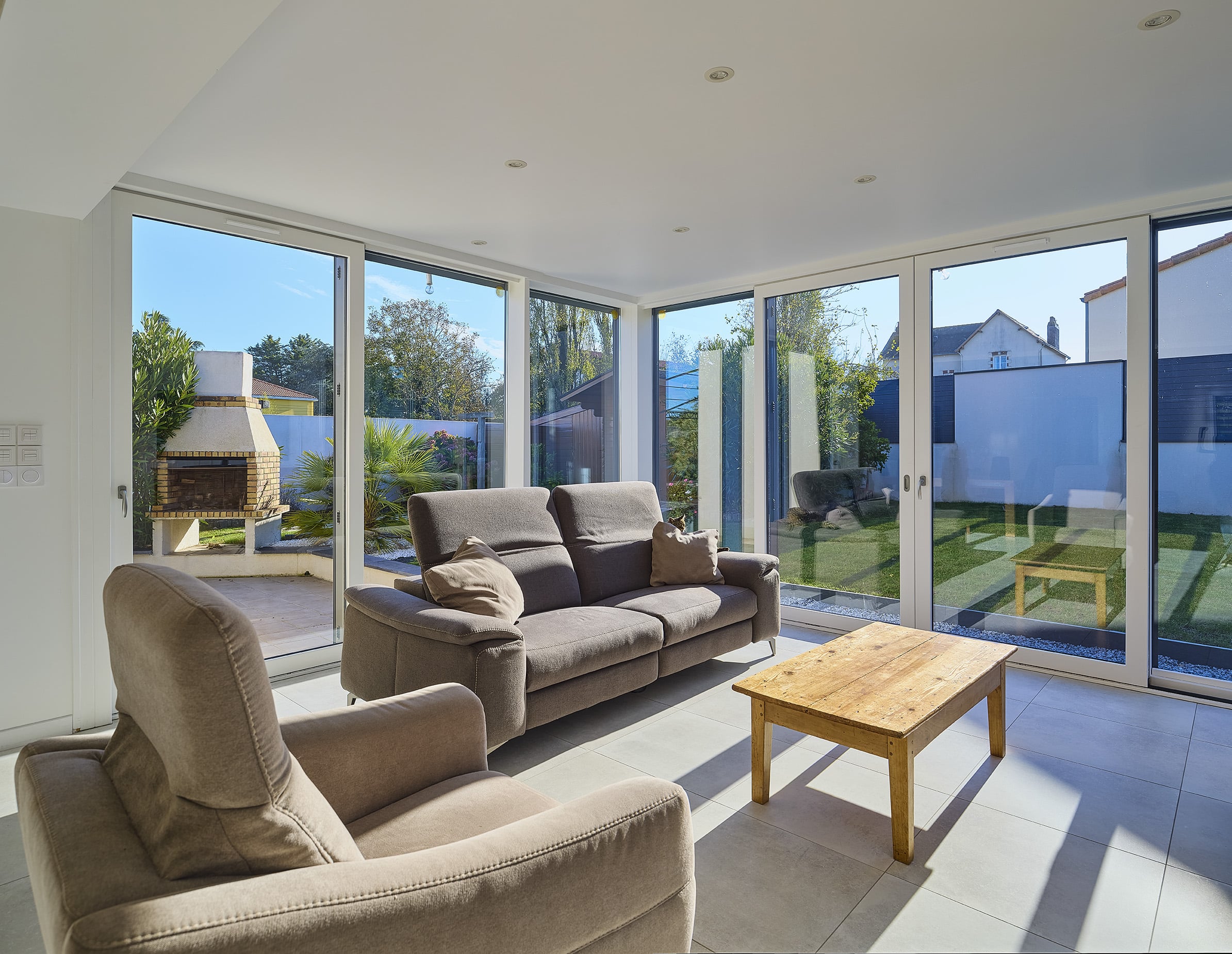 Extension Moderne Sur Maison Ancienne