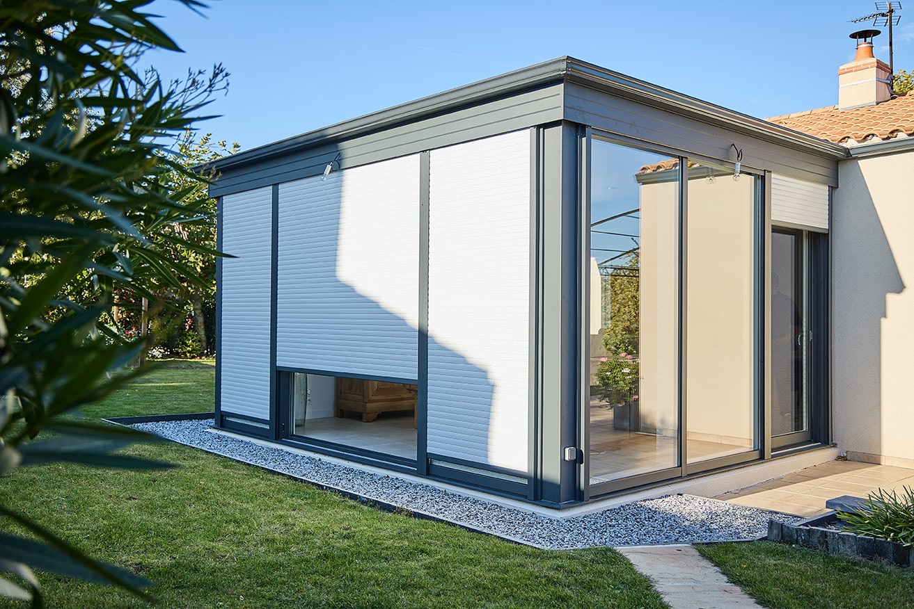 Extension moderne - maison ancienne- PADIOU